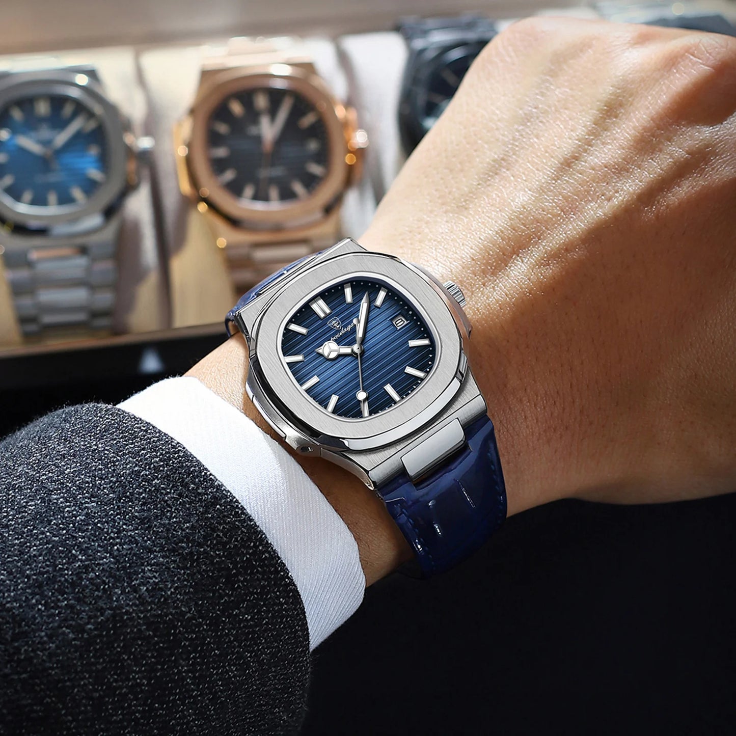 POEDAGAR -Patik Philppie Luxury Man Wristwatch
